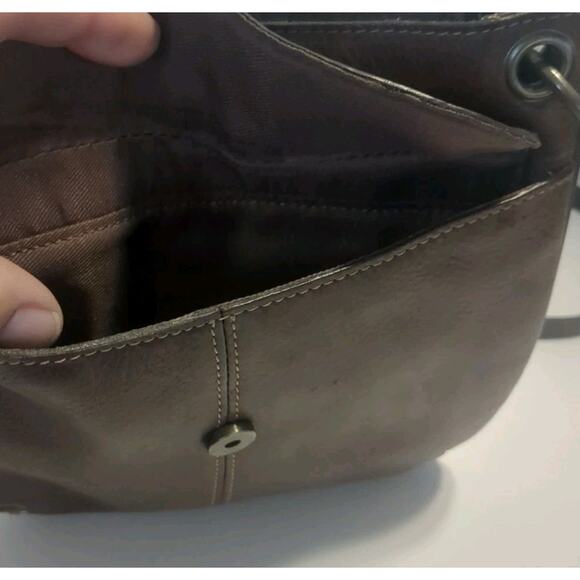 Fossil Brown Leather Crossbody Purse - Picture 3 of 11